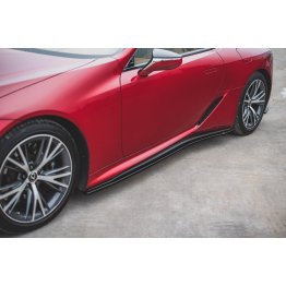 Накладки сплиттеры на пороги на Lexus LC 500